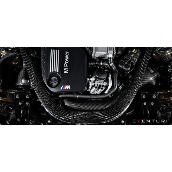 F8X M3/M4 V2 Full Black Carbon intake with SEALED Carbon ducts